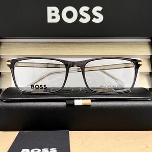 HUGO BOSS 1630 Model Glasses in Translucent Grey